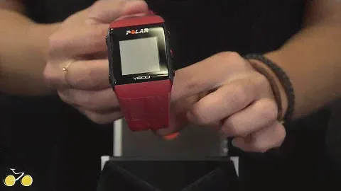 Montre GPS vélo et triathlon Polar V800 HR H10 rouge-1857260