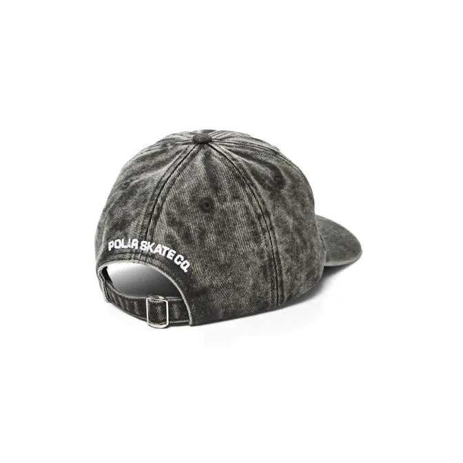 Кепка джинсовая POLAR SKATE CO. Denim Caps Black Acid, Черный
